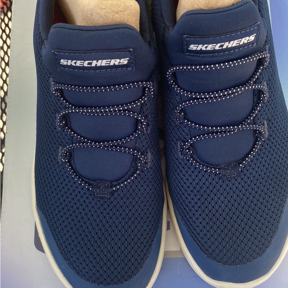 Skechers women  Blue Athletic Shoes